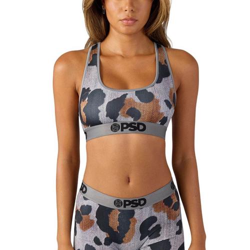 Women's PSD Animal Print Sports Bra - Primary Image