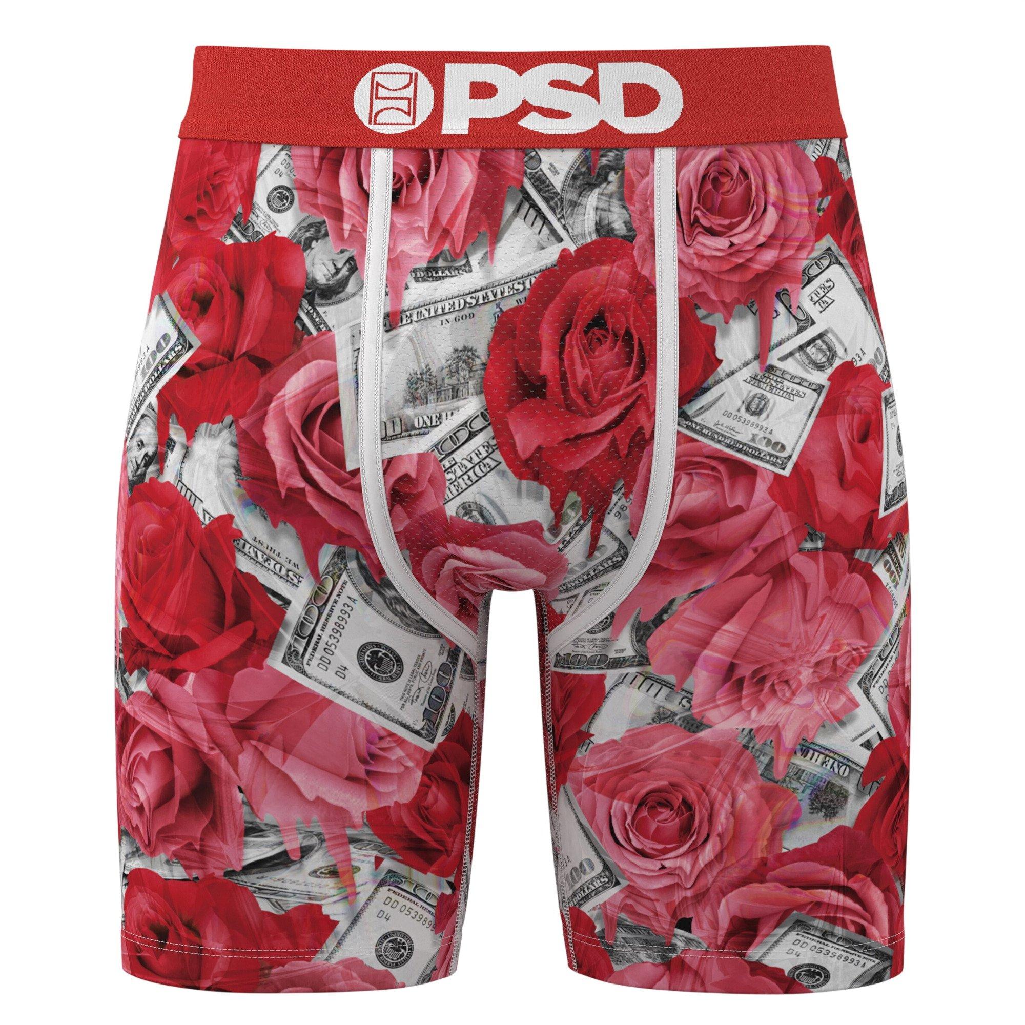 Men's PSD Roses Boxer Briefs