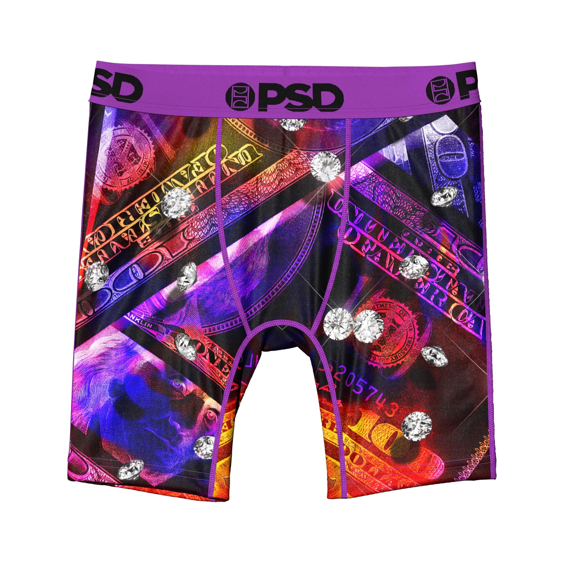PSD Underwear Boys' Benji Blaze Boxer Briefs, Small