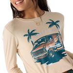 Girls' O'Neill Coastal Cruiser Long Sleeve Crop T-Shirt - Thumbnail 2 of 3