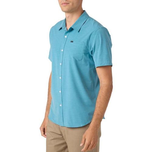 Men's O'Neill Trvlr Traverse Solid Relaxed Fit Button Up Shirt - Primary Image
