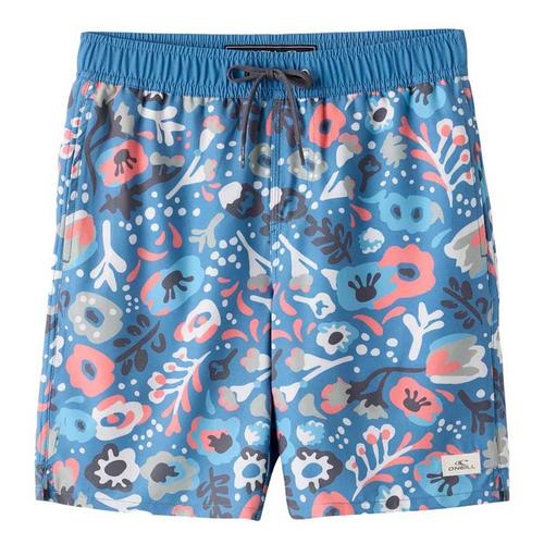Boys' O'Neill Hermosa Light Lined Volley 16" Swim Boardshorts - Primary Image