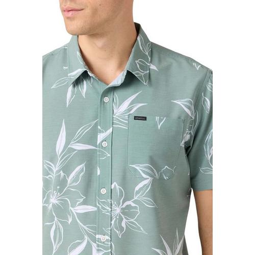 Men's O'Neill Trvlr Traverse Relaxed Fit Print Button Up Shirt - Primary Image