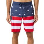 Men's O'Neill Lennox Usa 20 Swim Boardshorts - Thumbnail 1 of 4