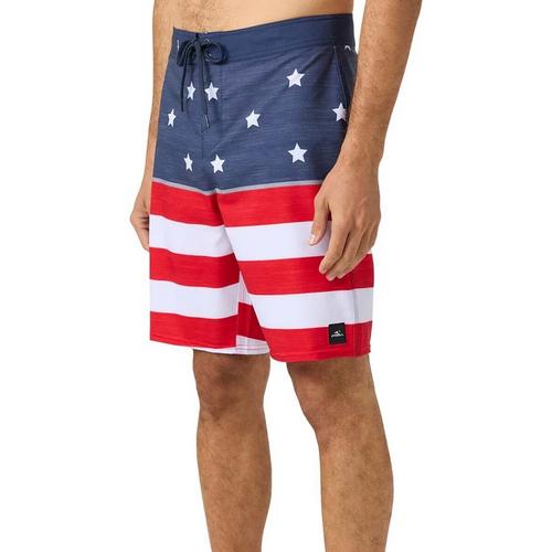 Men's O'Neill Lennox Usa 20 Swim Boardshorts - Primary Image