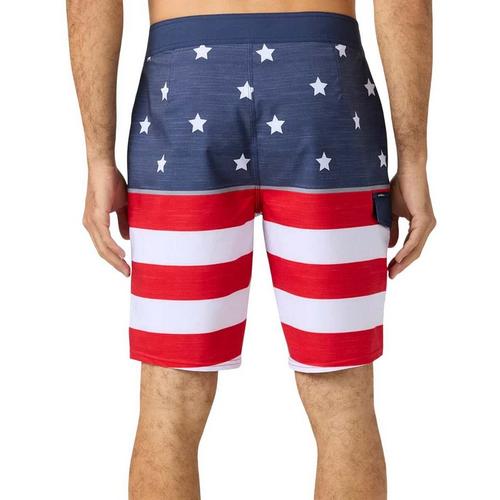 Men's O'Neill Lennox Usa 20 Swim Boardshorts - Primary Image