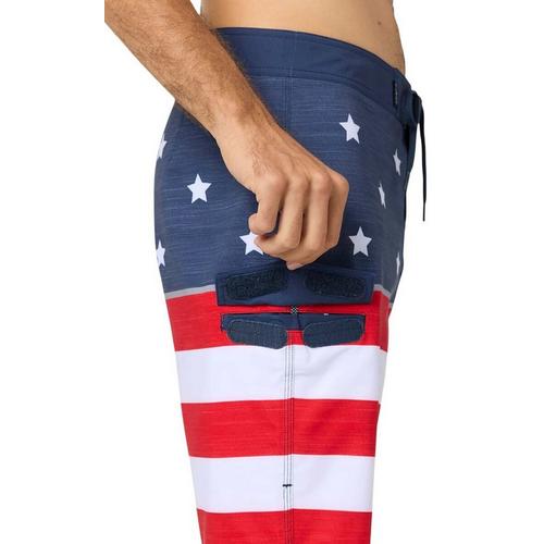 Men's O'Neill Lennox Usa 20 Swim Boardshorts - Primary Image