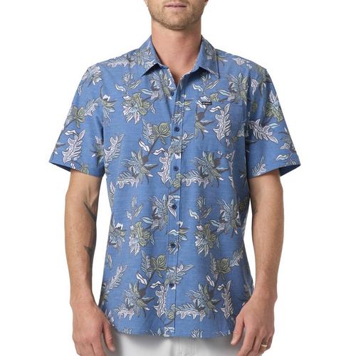 Men's O'Neill Slub Relaxed Woven Button Up Shirt - Primary Image