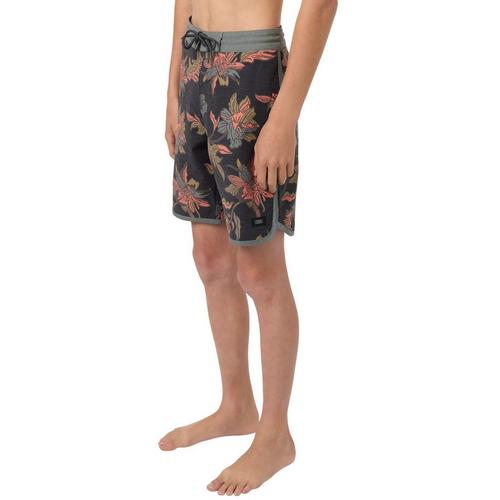 Boys' O'Neill Cruzer Scallop 16" Swim Boardshorts - Primary Image