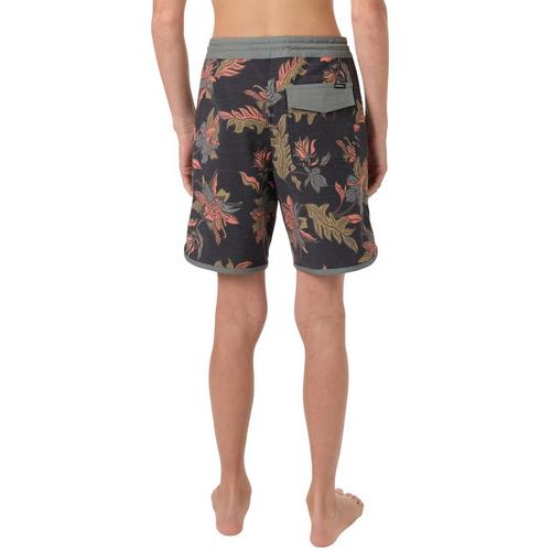 Boys' O'Neill Cruzer Scallop 16" Swim Boardshorts - Primary Image