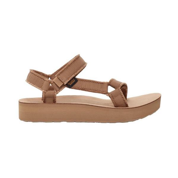 Women's Teva Midform Universal Canvas Sandals 11 Tigers Eye