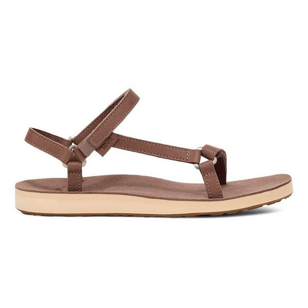 Women's Teva Original Universal Slim Lea Sandals 10 Acorn