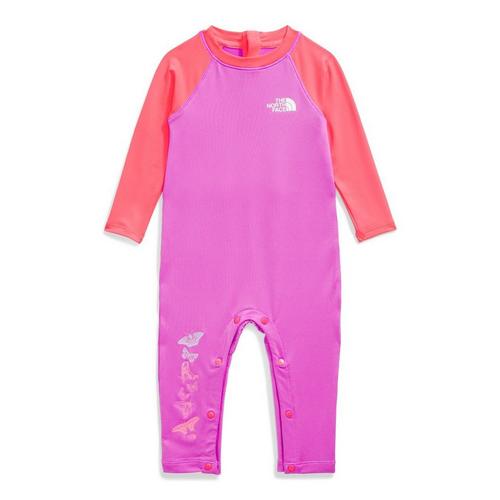 Baby The North Face Amhibious Sun Long Sleeve Romper - Primary Image