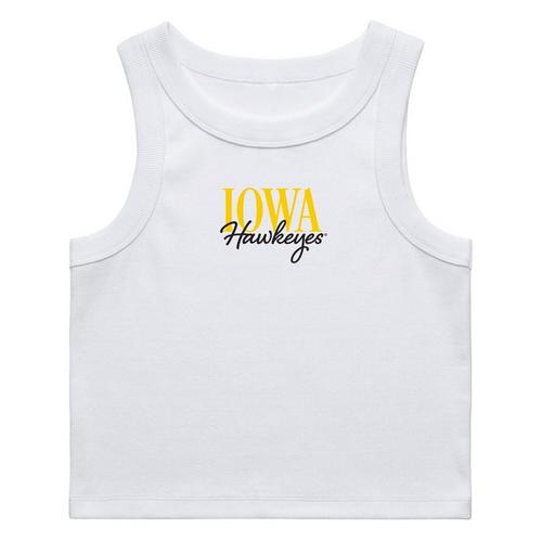 USCAPE Women's Iowa Hawkeyes Timeless Ribbed Tank - Primary Image