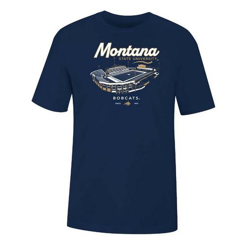 USCAPE Montana State Bobcats Social Football T-Shirt - Primary Image