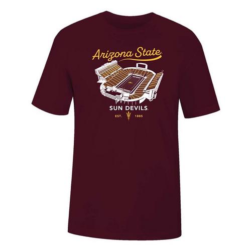 USCAPE Arizona State Sun Devils Social Football T-Shirt - Primary Image
