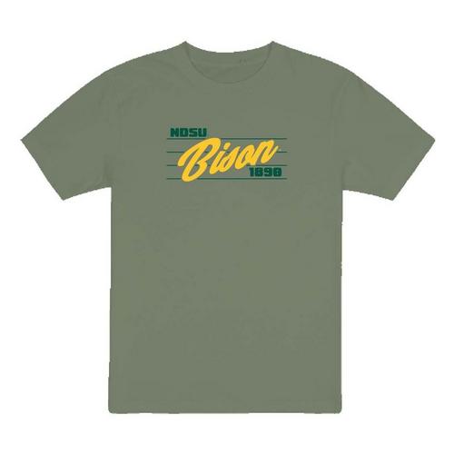 USCAPE North Dakota State Bison Retro Script T-Shirt - Primary Image