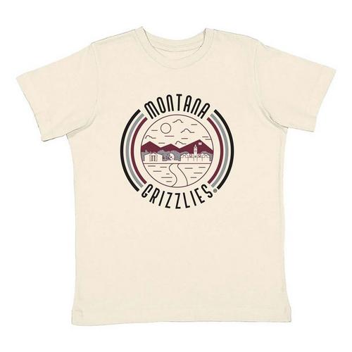 USCAPE Girls' Montana Grizzlies 90's Flyer T-Shirt - Primary Image