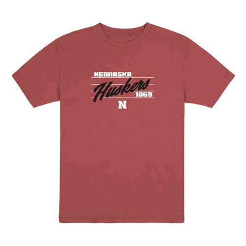 USCAPE Kids' Nebraska Cornhuskers Retro Script T-Shirt - Primary Image