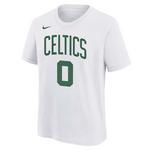 Nike Kids' Boston Celtics Jayson Tatum #0 Icon Edition Name & Number T-Shirt - Thumbnail 2 of 3