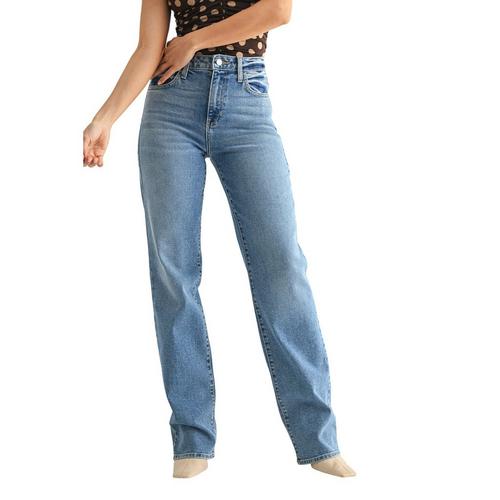 Women's Just Black Denim The Longer Length Straight Jeans - Primary Image