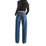 Women's Just Black Denim Studded Baggy Straight Jeans - Thumbnail 5 of 5
