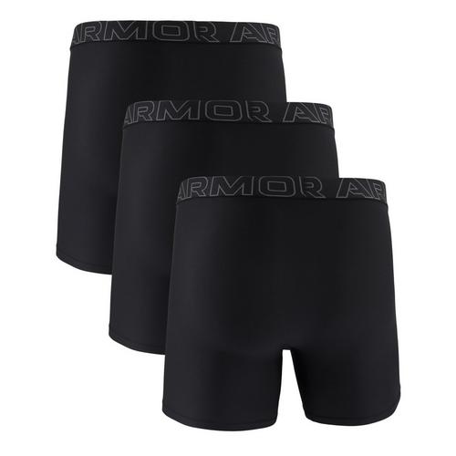Men's Under Armour Performance Tech Mesh 6" 3 Pack Boxer Briefs - Primary Image
