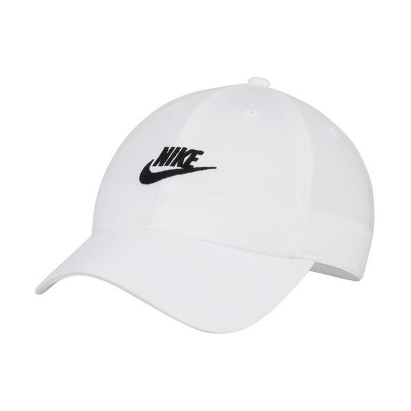 Nike Club Unstructured Futura Wash Adjustable Hat M/L White/Black