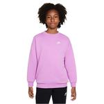 Kids' Nike Sportswear Club Fleece Oversized Crewneck Sweatshirt - Thumbnail 1 of 4