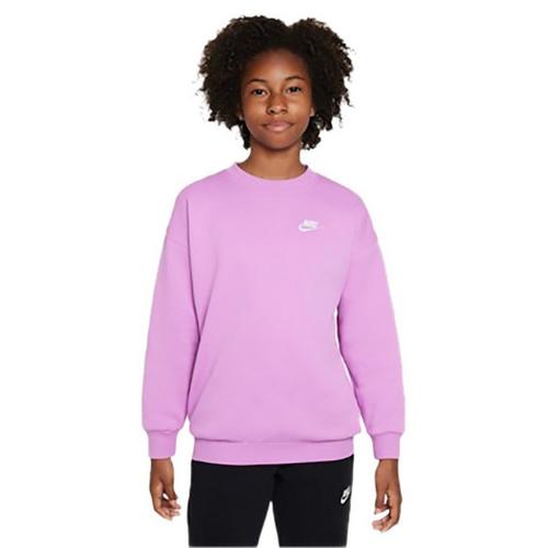 Kids' Nike Sportswear Club Fleece Oversized Crewneck Sweatshirt - Primary Image