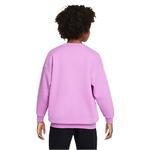 Kids' Nike Sportswear Club Fleece Oversized Crewneck Sweatshirt - Thumbnail 2 of 4