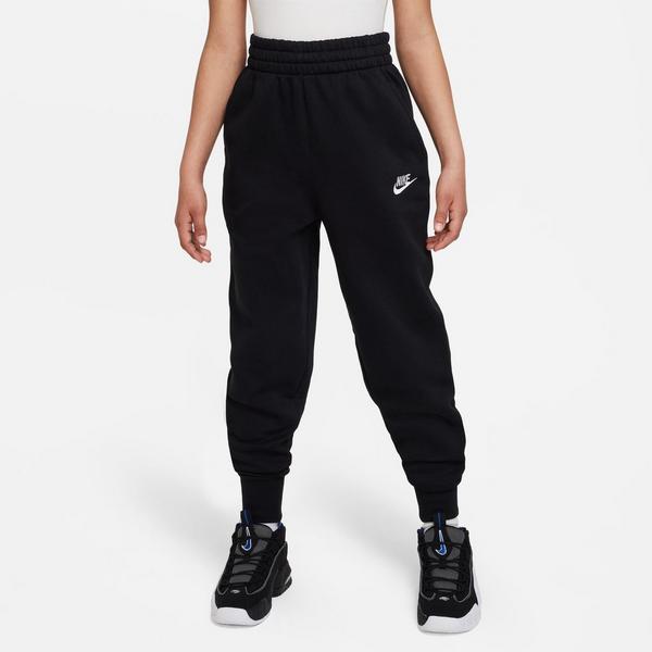 Girls' Nike Sportswear Club Fleece High-Waisted Joggers XSmall Black/Black/White Regular