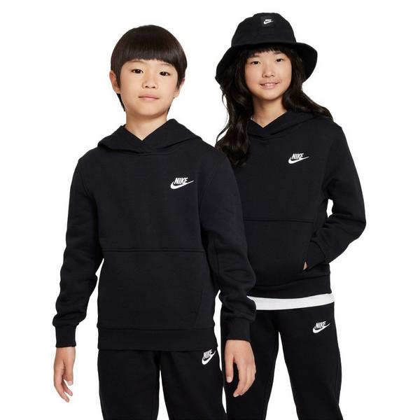 Kids' Nike Sportswear Club Fleece Hoodie Medium Black/White