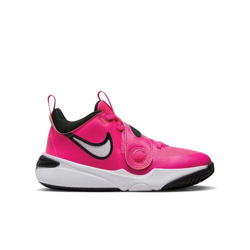 Big Girls' Nike Team Hustle D 11 Hook N Loop Basketball Shoes - Primary Image