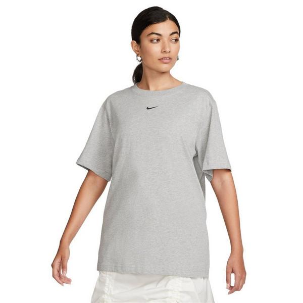 Women's Nike Sportswear T-Shirt Small Dk Grey Heather/Black