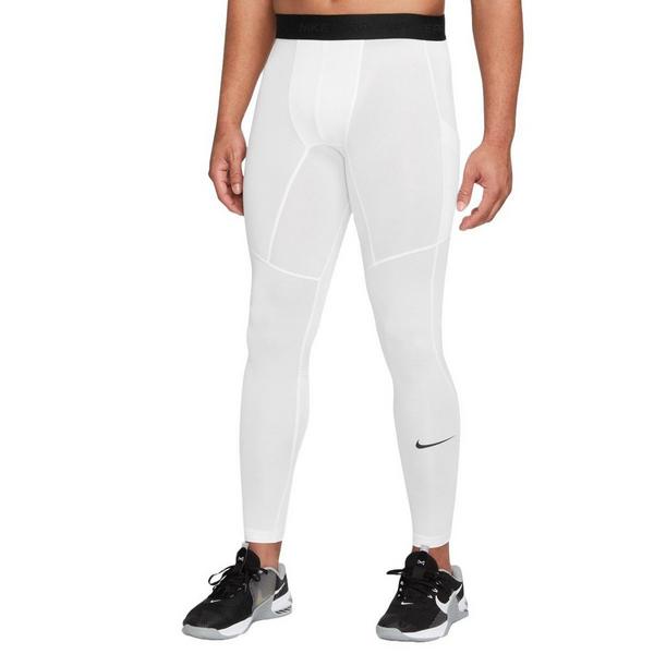 Men's Nike Pro Dri-FIT Fitness Tights Large White/Black