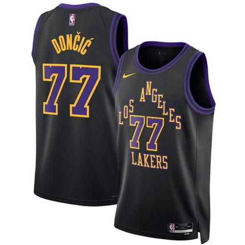 Nike Los Angeles Lakers Luka Doncic #77 2025 City Edition Jersey - Primary Image
