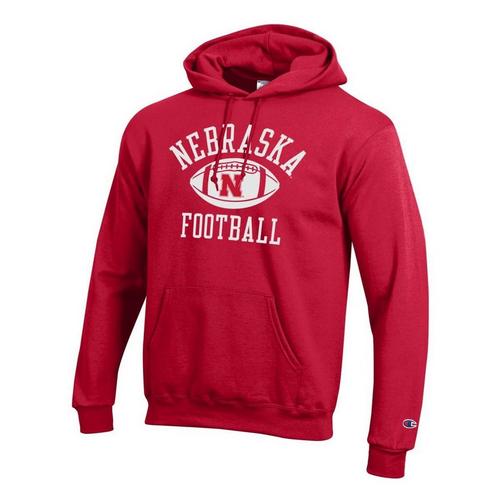 Champion Nebraska Cornhuskers Arch Football Hoodie - Primary Image
