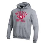 Champion Nebraska Cornhuskers Arch Football Hoodie - Thumbnail 1 of 2