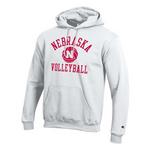Champion Nebraska Cornhuskers Arch Volleyball Hoodie - Thumbnail 1 of 2