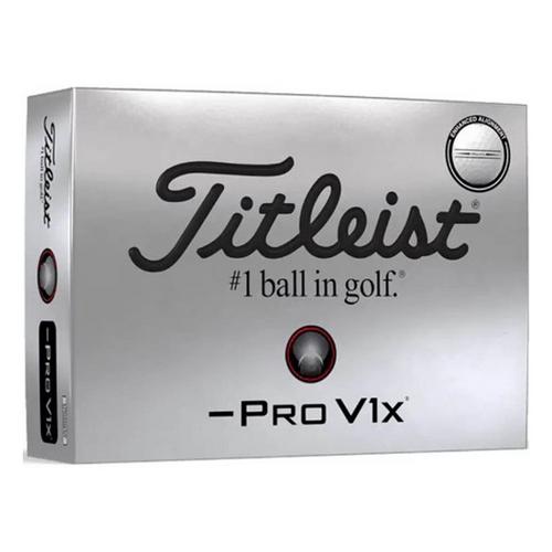 Titleist Pro V1x Left Dash AIM Enhanced Golf Balls - Primary Image