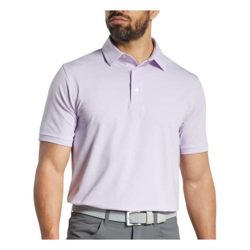 Men's FootJoy MicroFeeder Stripe Lisle Polo - Primary Image