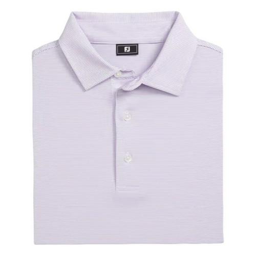 Men's FootJoy MicroFeeder Stripe Lisle Polo - Primary Image