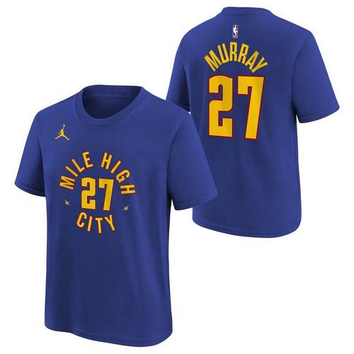 Nike Kids' Denver Nuggets Jamal Murray #27 Statement Name & Number T-Shirt - Primary Image