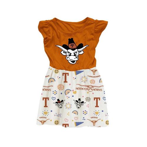 Wes and Willy Baby Girls' Texas Longhorns Princess Dress - Primary Image