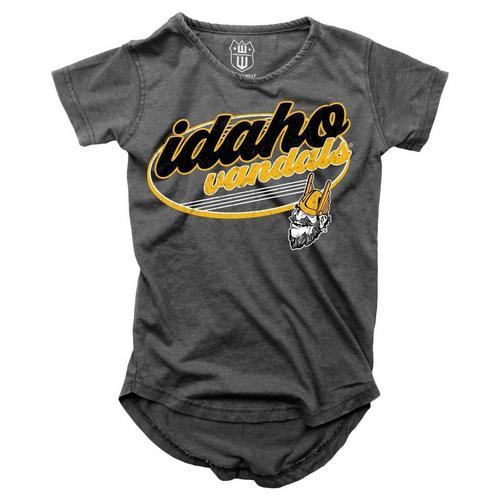 Wes and Willy Girls' Idaho Vandals Burn Out T-Shirt - Primary Image