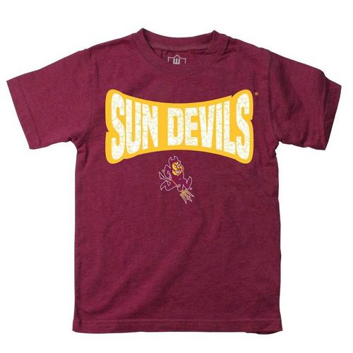 Wes and Willy Baby Arizona State Sun Devils School Basic Logo T-Shirt - Primary Image