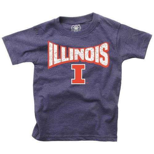 Wes and Willy Kids' Illinois Fighting Illini Team Basic T-Shirt - Primary Image