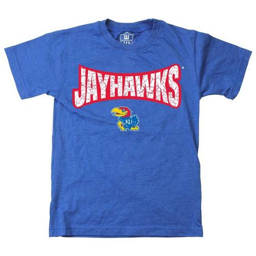 Wes and Willy Kids' Kansas Jayhawks Team Basic T-Shirt - Primary Image
