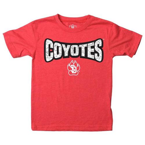 Wes and Willy Kids' South Dakota Coyotes Team Basic T-Shirt - Primary Image